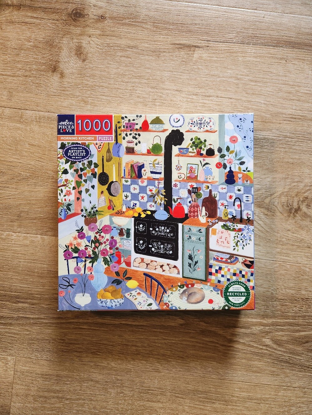 Eeboo 1,000 Piece Morning Kitchen Puzzle